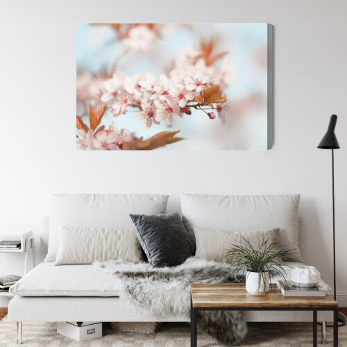 Obraz na płótnie Kwiaty Fotografia Kwiat wiśni  Premium Canvas - obrazek 4