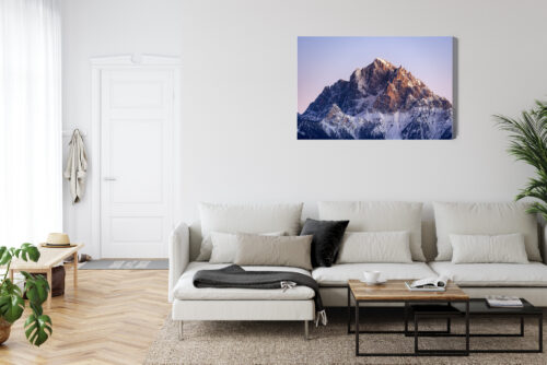 Obraz na płótnie Góry Krajobraz Szczyt o zachodzie  Premium Canvas - obrazek 6
