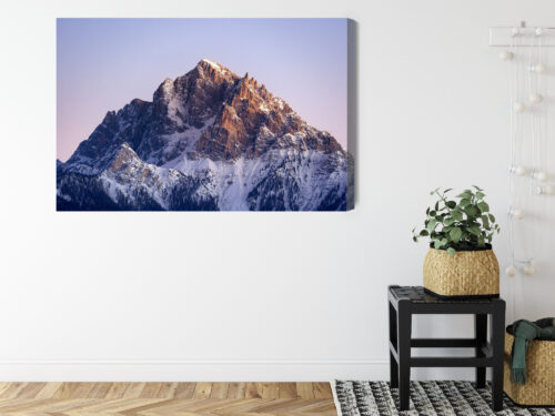 Obraz na płótnie Góry Krajobraz Szczyt o zachodzie  Premium Canvas - obrazek 8