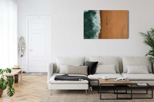 Obraz na płótnie Plaża Fotografia Z lotu ptaka  Premium Canvas - obrazek 6