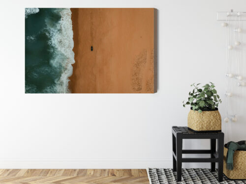 Obraz na płótnie Plaża Fotografia Z lotu ptaka  Premium Canvas - obrazek 8