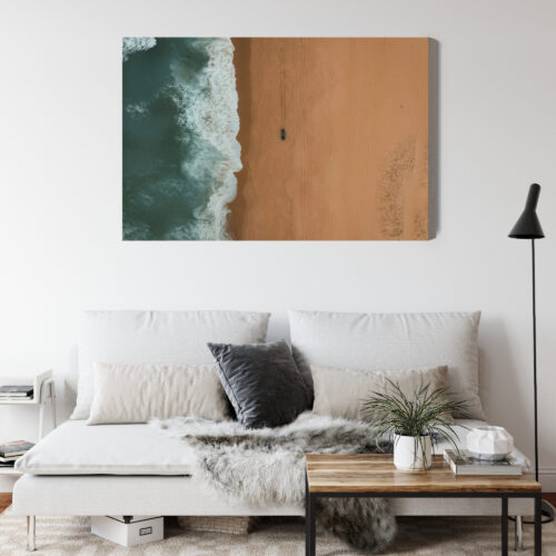Obraz na płótnie Plaża Fotografia Z lotu ptaka  Premium Canvas - obrazek 4