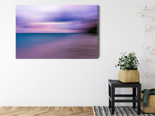 Obraz na płótnie Morze Abstrakcja Rozmycie  Premium Canvas - obrazek 8