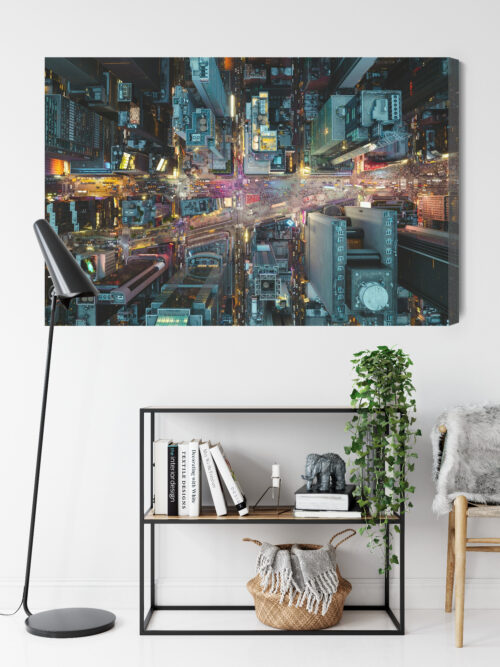 Obraz na płótnie Miasto Nowoczesność Widok z góry  Premium Canvas - obrazek 9