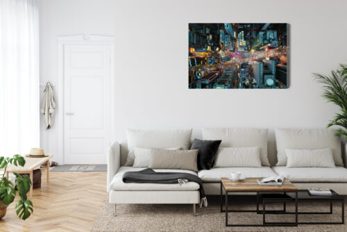 Obraz na płótnie Miasto Nowoczesność Widok z góry  Premium Canvas - obrazek 6