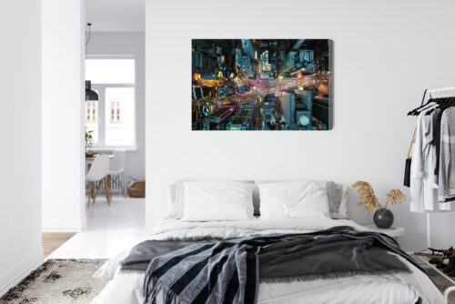 Obraz na płótnie Miasto Nowoczesność Widok z góry  Premium Canvas - obrazek 7