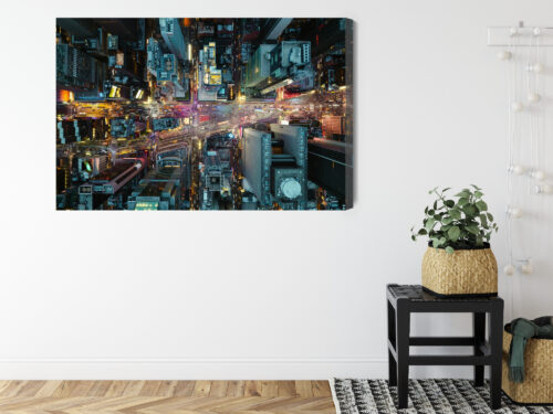 Obraz na płótnie Miasto Nowoczesność Widok z góry  Premium Canvas - obrazek 8