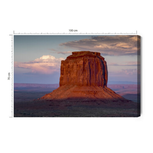 Obraz na płótnie Monument Valley Fotografia Czerwone skały  Premium Canvas