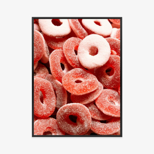 Plakat w ramie Żelki Owocowe Makro Słodycze Premium