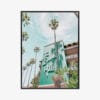 Plakat w ramie Beverly Hills Retro Architektura Premium