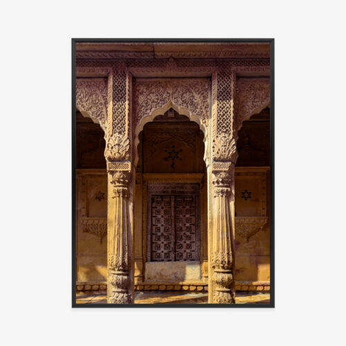 Plakat w ramie Architektura Orientalna Zdobiona Fasada Premium