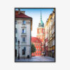 Plakat w ramie Warszawa Premium