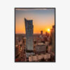 Plakat w ramie Warszawa Premium