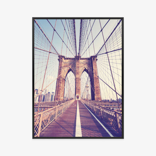 Plakat w ramie Nowy Jork Architektura Most Premium
