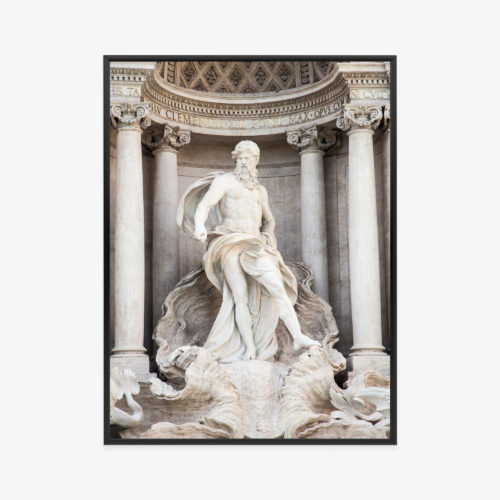 Plakat w ramie Rzeźba Antyk Rzym Fontanna di Trevi Premium