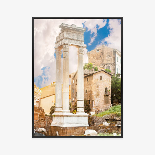 Plakat w ramie Kolumny Antyk Rzym Forum Romanum Premium