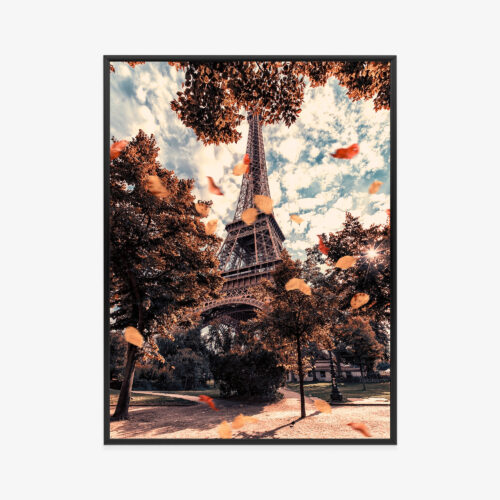 Plakat w ramie Paryż Architektura Wieża Eiffla Premium