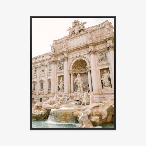 Plakat w ramie Rzym Fontanna di Trevi klasyczna architektura Premium