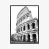 Plakat w ramie Koloseum Rzym architektura Premium