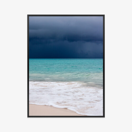 Plakat w ramie Morze Minimalizm Burzowe Niebo Premium