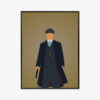 Plakat w ramie Gangster Minimalistyczny Elegancja Premium