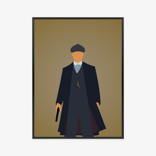 Plakat w ramie Gangster Minimalistyczny Elegancja Premium