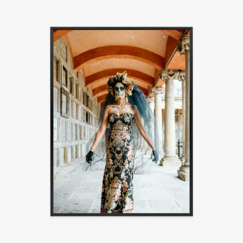 Plakat w ramie La Catrina Meksykańska tradycja Premium